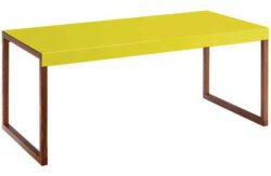 Habitat Kilo Long Coffee Table - Yellow